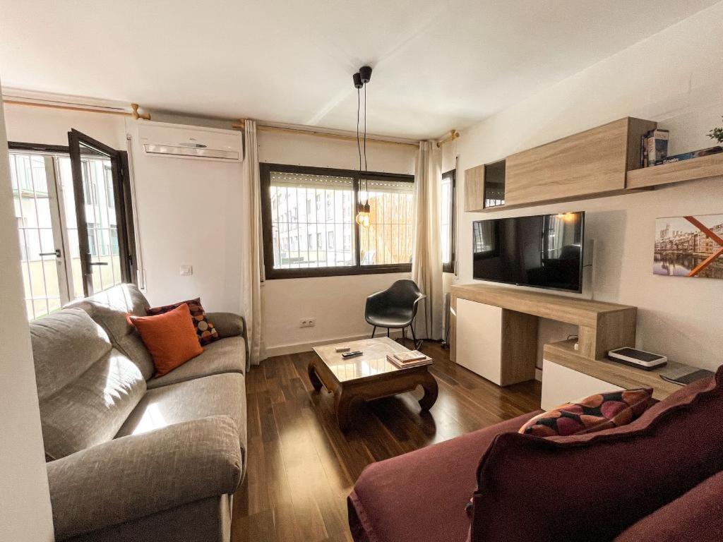Apartamento Para 4 Con Terraza En El Centro Girona Exteriör bild